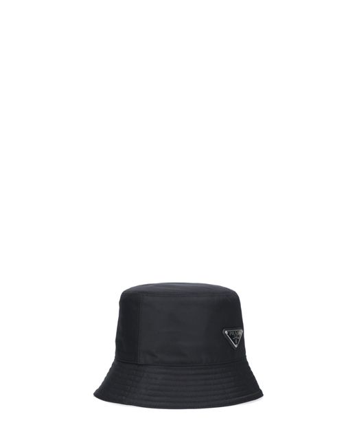 Prada Synthetic Re-nylon Bucket Hat in Nero (Black) | Lyst