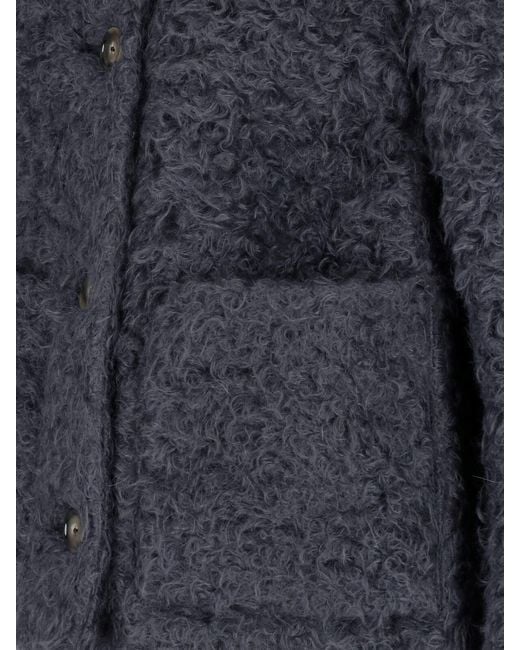 Lardini Blue Mohair Jacket