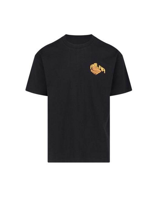 POLAR SKATE Black 'graph' T-shirt for men