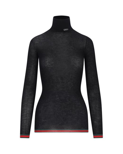 Gucci Women's Wool Turtleneck Black