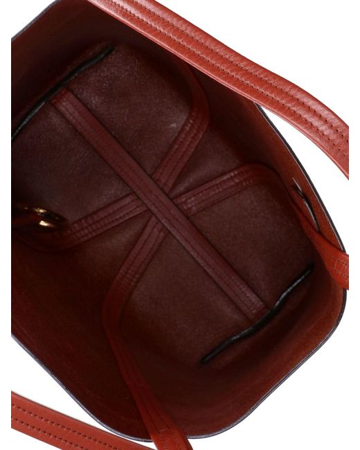Chloé Red Tote Bag "Spin"