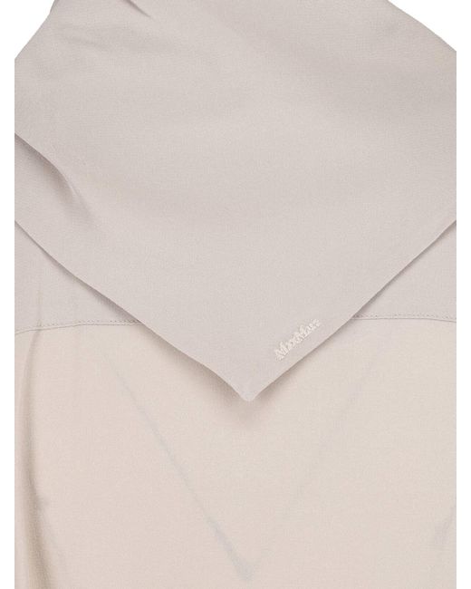 Max Mara Natural Silk Shirt With Scarf