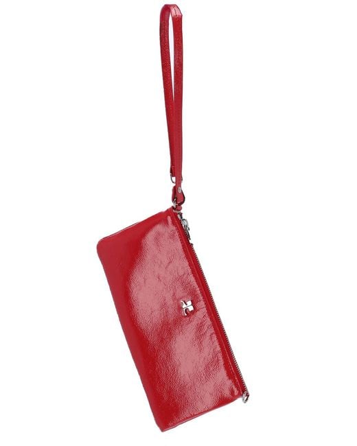 Pouch Logo di Courreges in Red