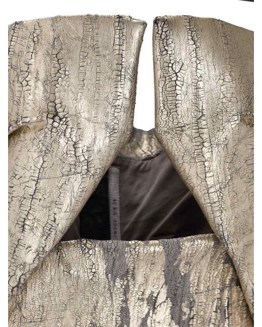 Rick Owens Gray Kunst" Bustier Top