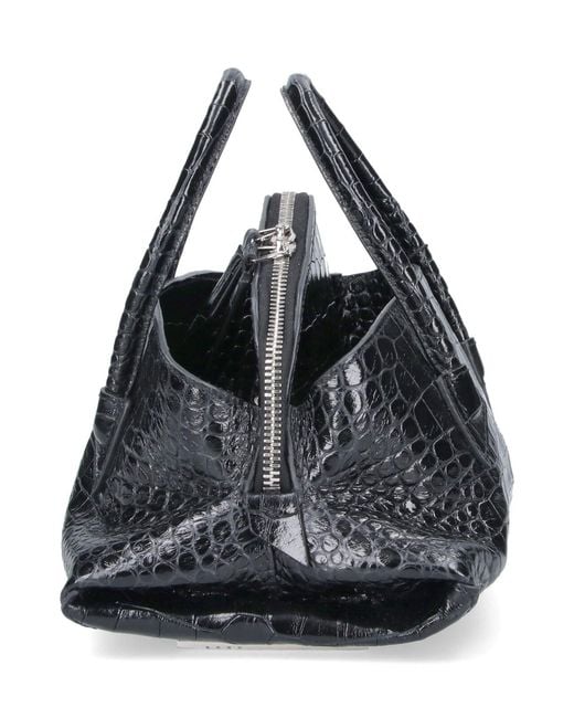 The Attico Black Mini Bag "La Passeggiata"
