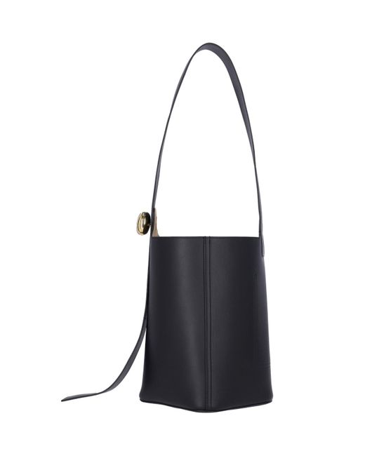 Borsa "Pebble Bucket" di Loewe in Black