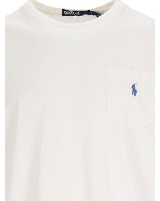 T-Shirt Logo di Polo Ralph Lauren in White da Uomo