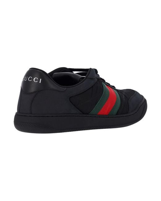 Gucci Black Sneakers "Screener" for men