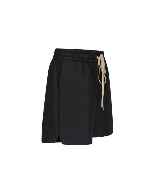 Fear Of God Black Trousers With Textured Finish for men
