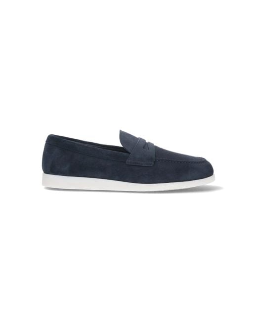 Church's Blue 100% Calf Leather Flat Loafers for men