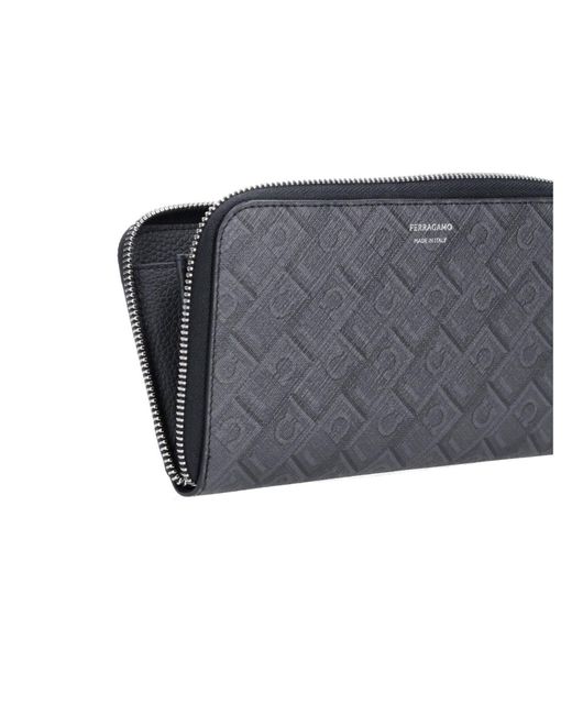Ferragamo Black 100% Leather Wallet for men