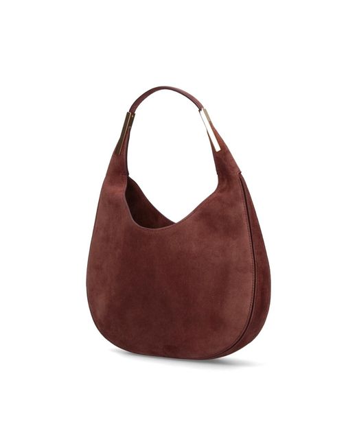 Borsa Hobo Piccola "Florence" di SAVETTE in Brown