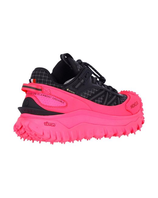 Moncler Pink Trailgrip Sneakers