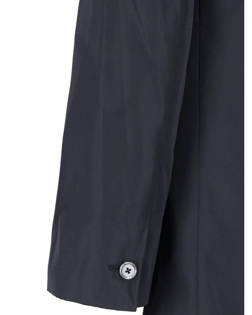 Jil Sander Blue Tailored Silk-Blend Padded Jacket For
