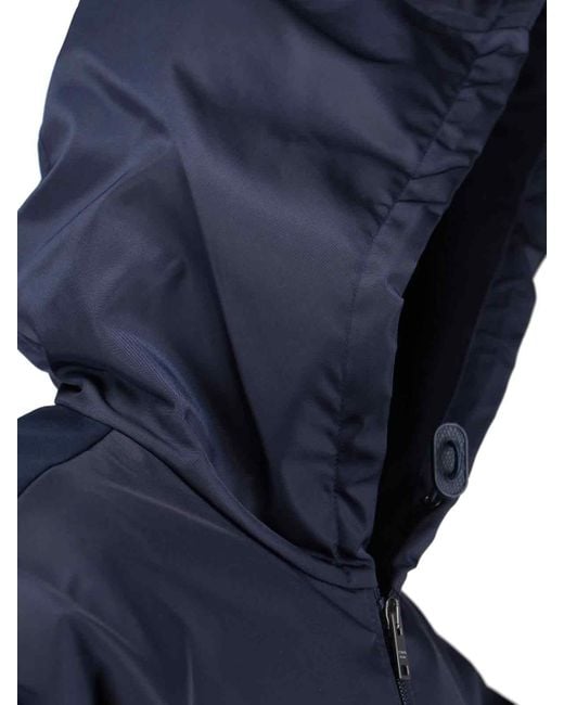 Prada Blue Logo Hoodie for men