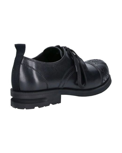 Kiko Kostadinov Black Atro Leather Derby Shoes for men