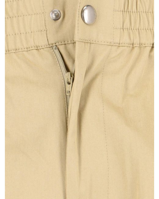 Maison Kitsuné Natural 'casual' Pants for men