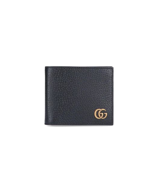 Portafoglio Bi-Fold "Gg-Marmont" di Gucci in Black da Uomo