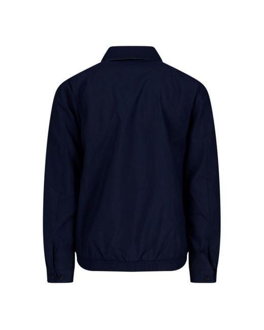 Polo Ralph Lauren Blue Structured Front Button Jacket With Pointed Collar for men