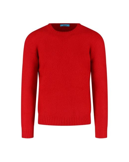 Drumohr Red Wool Sweater for men