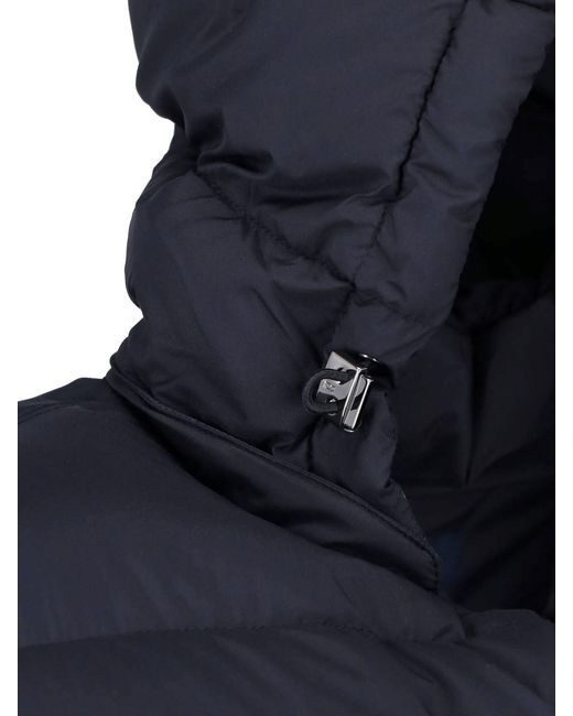 Herno Blue Il Bomber Technical Down Jacket for men