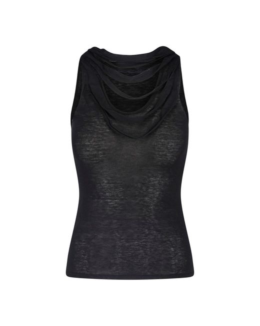Paloma Wool Black “Oliveti” Top