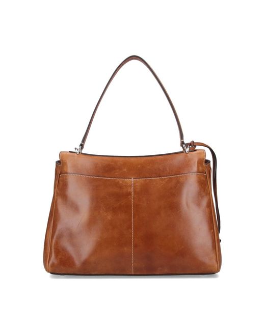Balenciaga Brown Rodeo Handbag Medium