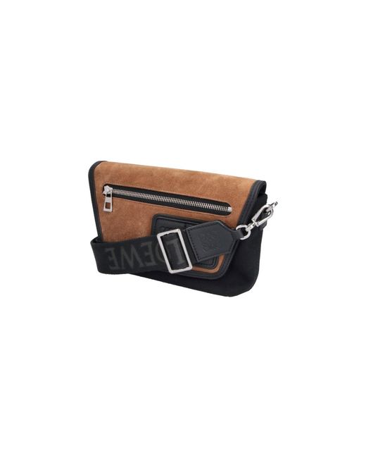 Borsa Messenger "Flex" di Loewe in White da Uomo
