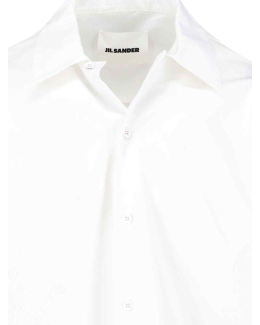 Jil Sander White Classic Shirt for men