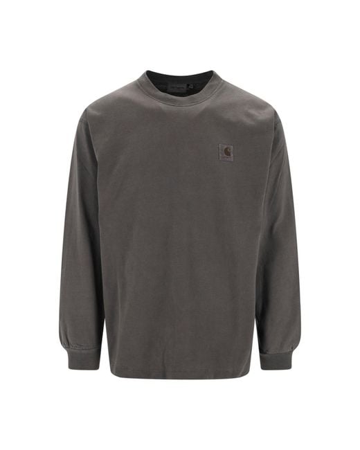 Carhartt Gray T-Shirt “Vista” for men