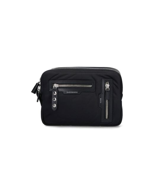 Anya Hindmarch Black Studs Shoulder Bag