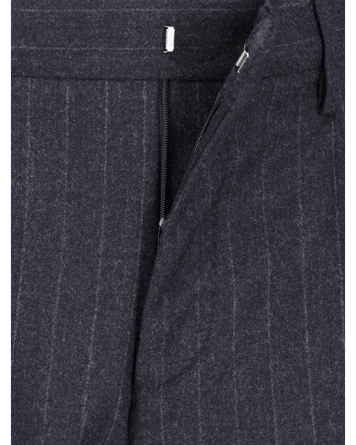 Lardini Blue Double-Breasted Suit for men