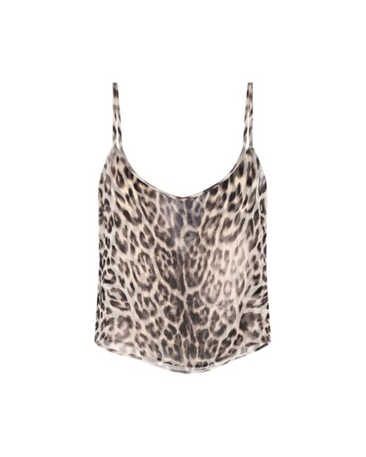 Ermanno Scervino White Silk Shirt, Animal Print, Classic Collar