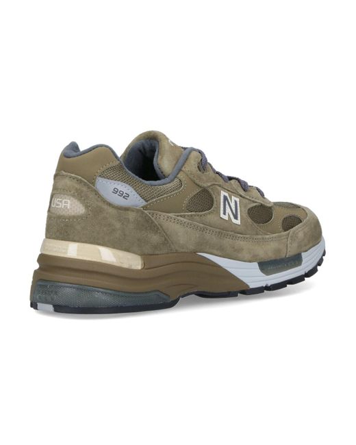 New Balance Green Sneakers Suede