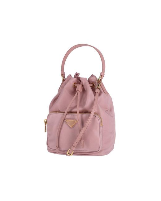 Borsa Secchiello "Duet" di Prada in Pink
