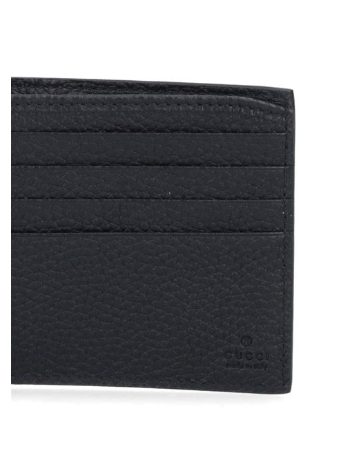 Gucci Black Bi-fold Logo Wallet for men