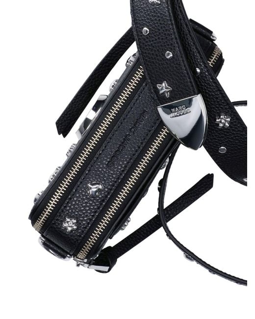 Marc Jacobs Black Split Cow Leather Mini Shoulder Bag