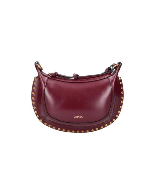 Isabel Marant Purple Small Shoulder Bag "Oskan"