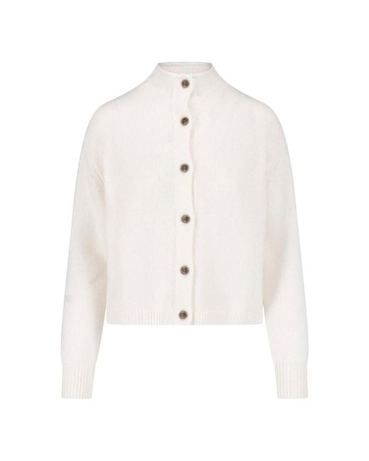 Lisa Yang White Cashmere Cardigan