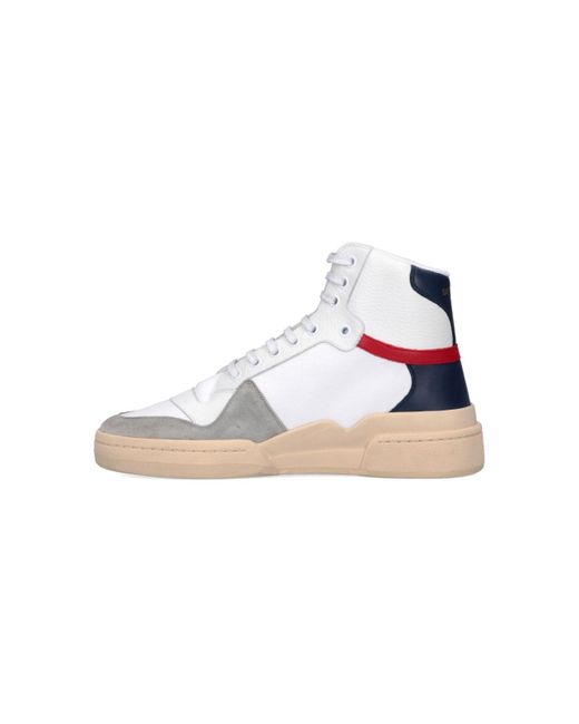 Saint Laurent White "Sl24" Sneakers for men