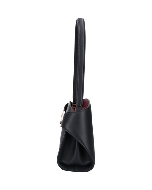 Ferragamo Black Shoulder Bag "Hug East-West"