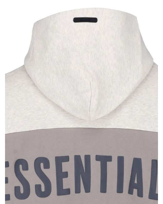 Fear Of God White Hoodie Logo for men
