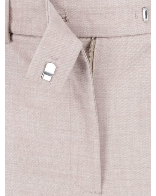 Calvin Klein Gray Straight Tailored Trousers