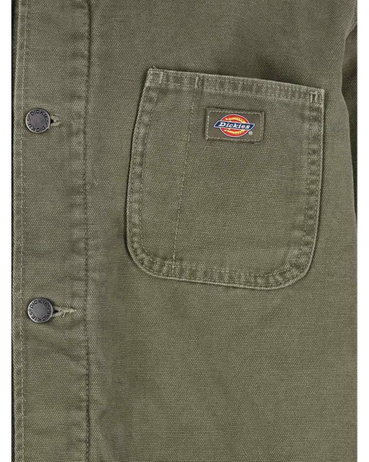 Dickies Green Jackets Cotton for men
