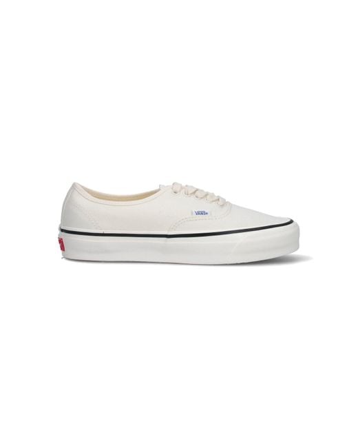 Vans White Premium "Authentic 44" Sneakers for men
