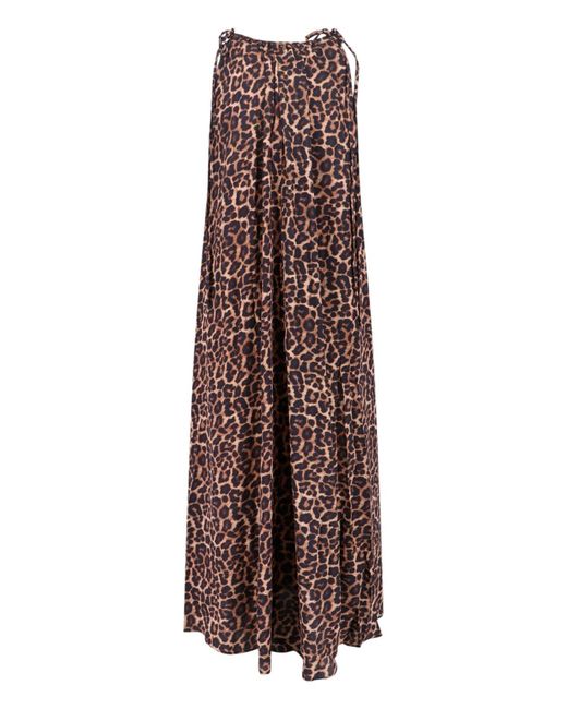 Anine Bing Purple Flora Maxi Dress