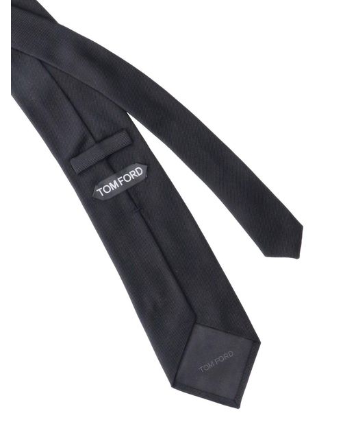 Cravatta In Seta di Tom Ford in Black da Uomo