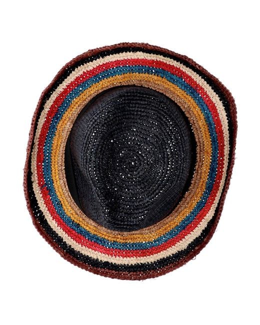 Paul Smith Blue Hats Raphia for men