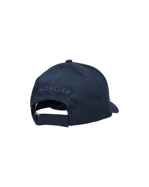 Cappello Baseball Logo di Moncler in Blue da Uomo