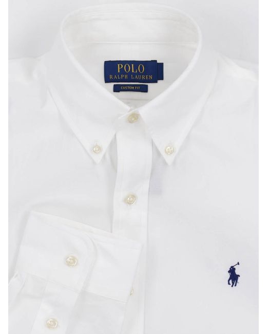 Polo Ralph Lauren White Logo Shirt for men